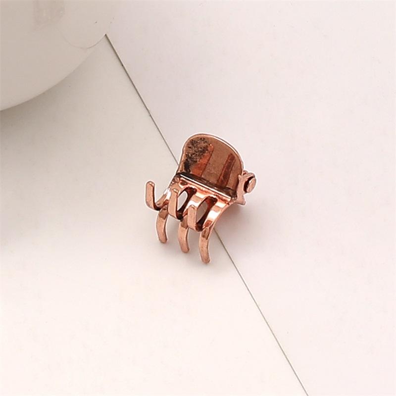 Fashion Women Hair Claw Small 1.5cm Metal Hair Clips Colorful Solid Color Cute Claw Clip Girls Hair Accessories Hair Clip New