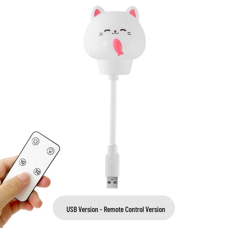 USB Voice-Controlled Dimmable Night Light for Children's Room