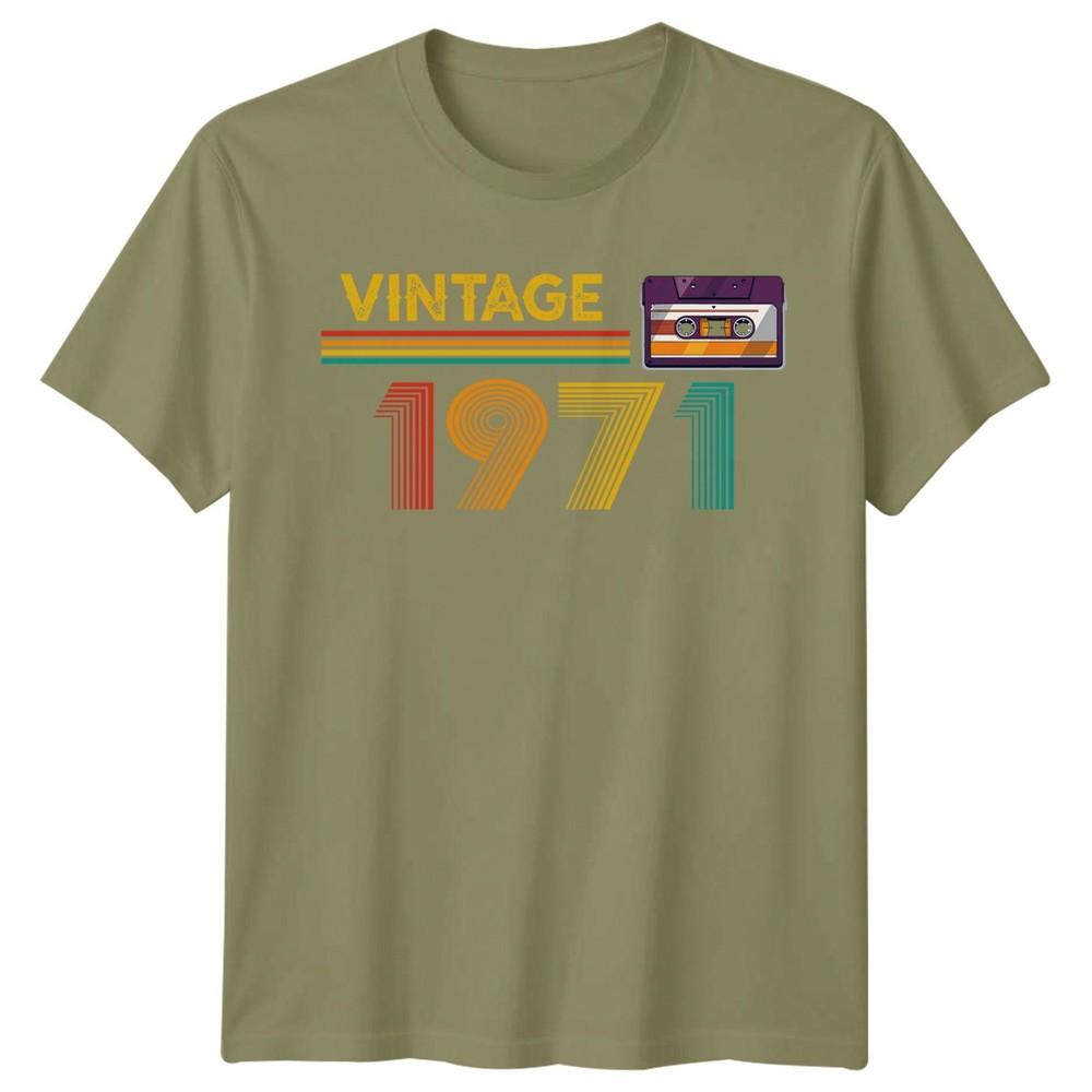 Vintage 1971 55th Birthday Retro Cassette Unisexs TShirt