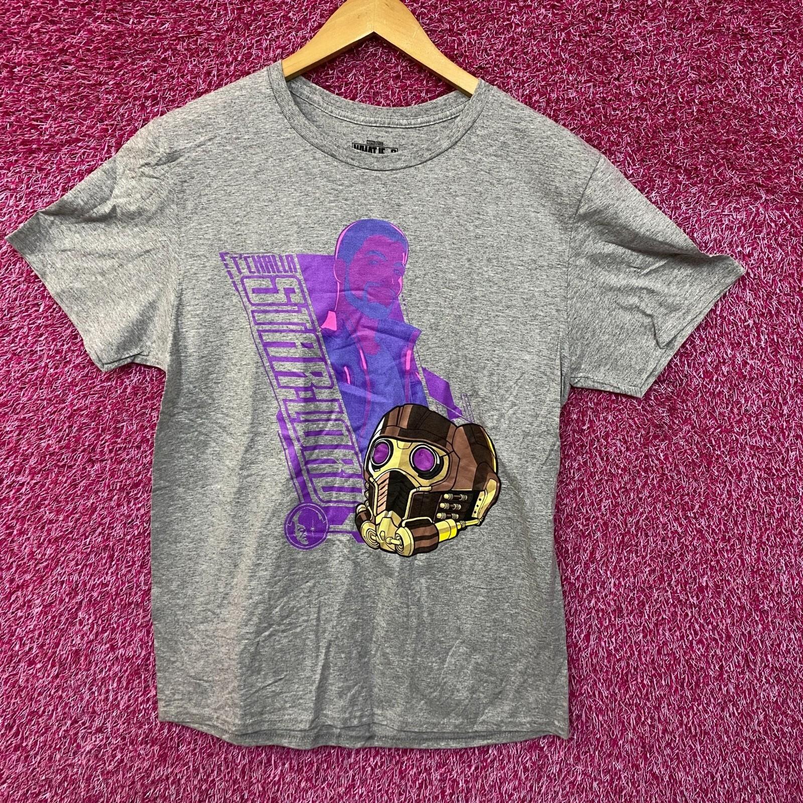 What If... T Challa Became a Star-Lord Tshirt size medium L