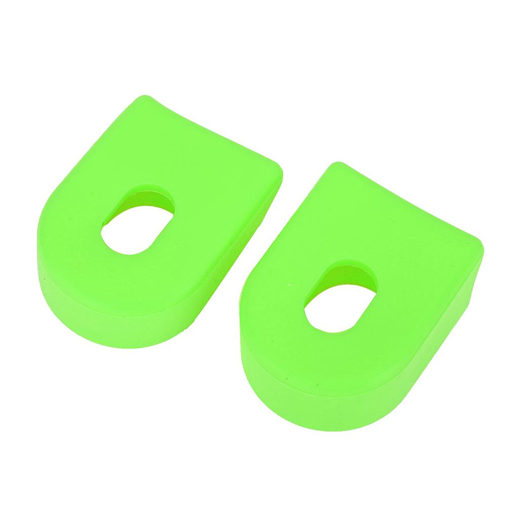 1 Pereche 2 buc Braț Manivelă Protecție Husă Moale Mâneci Ghete Accesoriu Bicicletă (Verde)