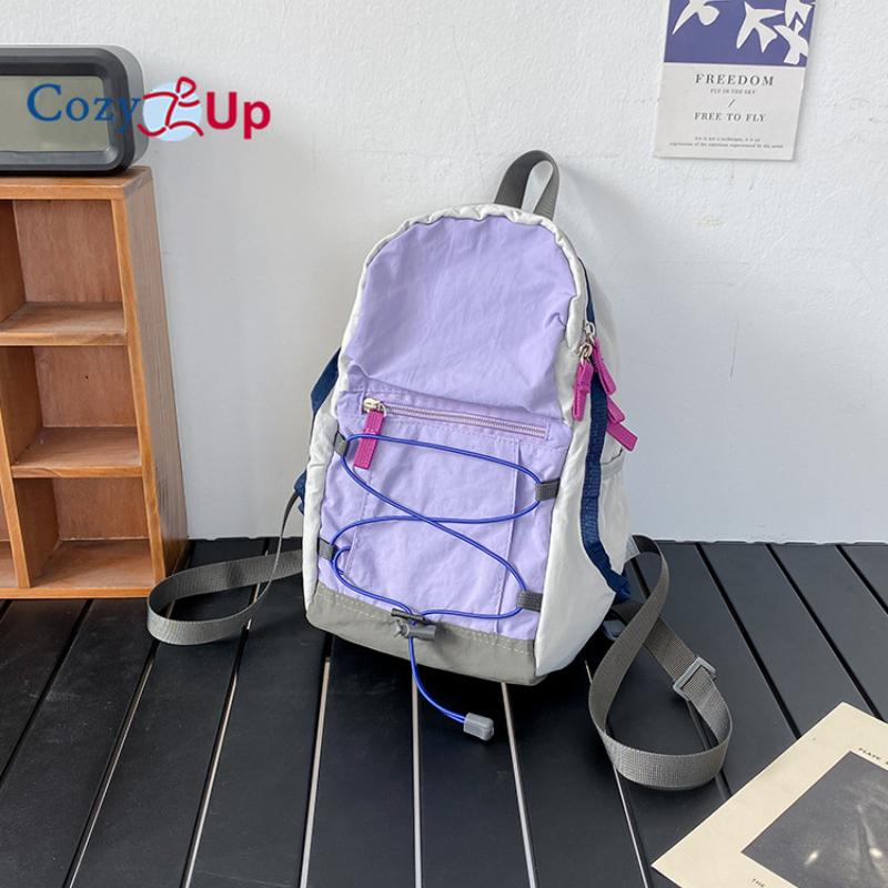 Drawstring Mini Casual Bag Travel Lightweight Backpack for Women