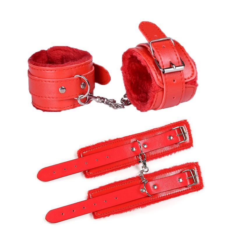 PU Leather Handcuffs,Sex Bondage Restraints Wrist Hand Cuffs Product,Adult Game Toys for