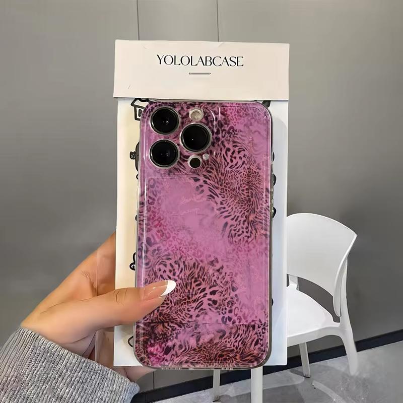

Doodle Leopard Flowers Print Clear Phone Case for iPhone 17 Pro Max 16 15 Pro 14 13 12 11 XR 17Air 16 Plus Silicone Cover iPhone 16 Plus