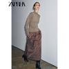 Zaprha 2025 Autumn New Popular Beautiful High Waist A Word Loose Polka Dot Midi Skirt 8575082