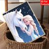 Disney Pearl Painting Frozen Elsa and Her Pony Nook 5D DIY Pearl Picture Crafts for Adults/Beginners Gift Ideas Home Decor