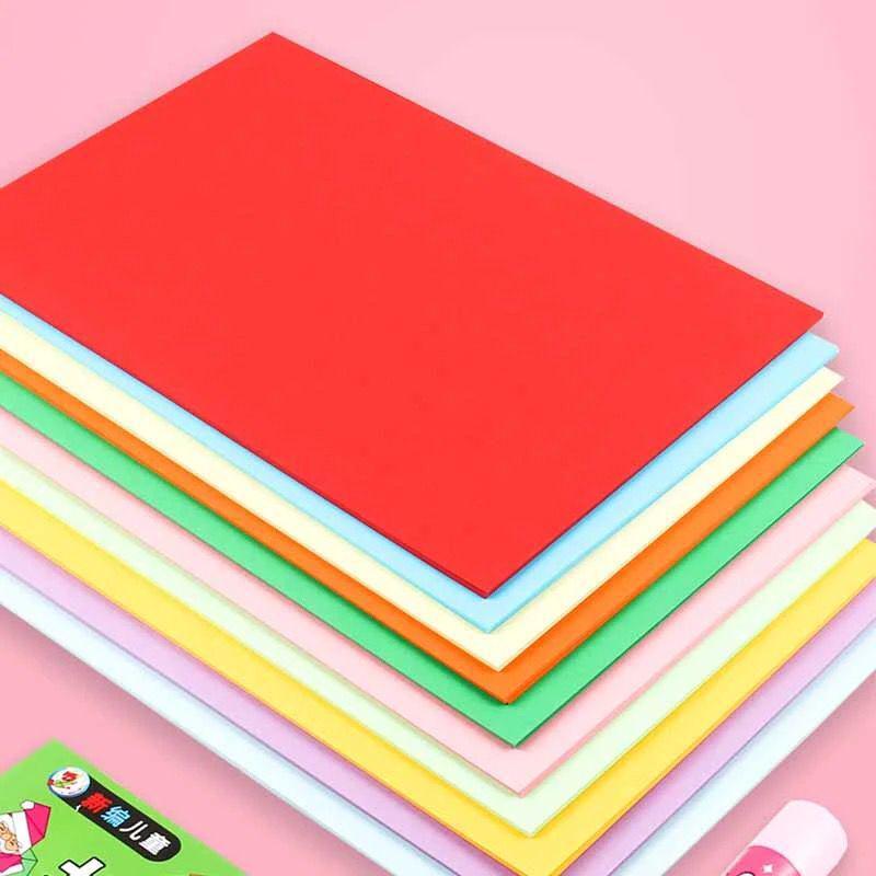 Colorful A4 Cardstock Craft Paper for Kids - Thick and Durable for DIY Projects and Student Drawings