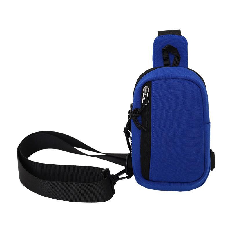 2025 New Chest Bag Pure Color Casual Trendy One-shoulder Cross-shoulder Backpack Men's Women's Mobile Phones Change Keys