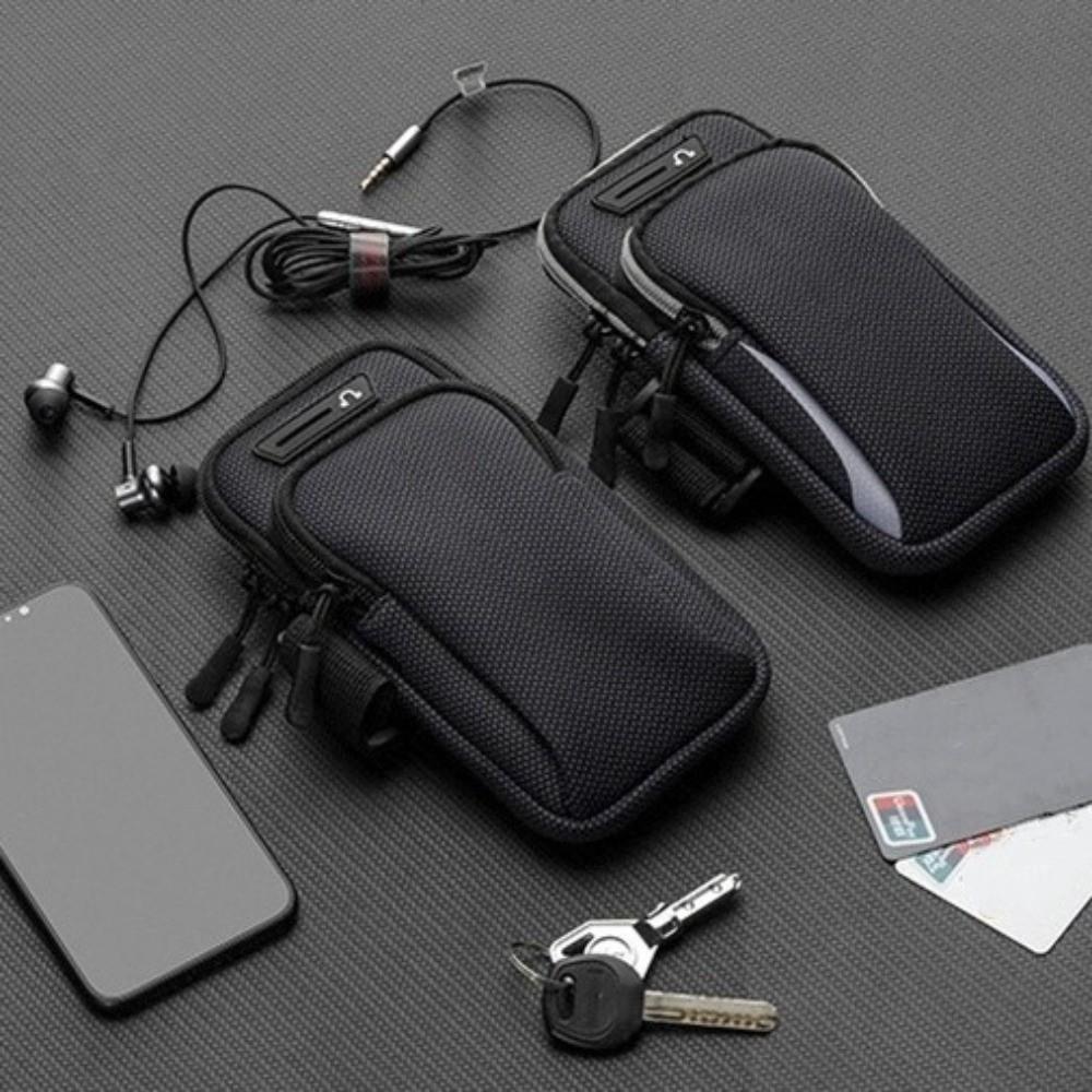 Waterproof Sports Phone Case Zipper Arm Smart Phone Holder  For iPhone Xiaomi Huawei Samsung