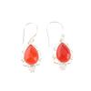 Carnelian Gemstone 925 Sterling Silver Handmade Jewelry Drop/Dangle Earrings EE-163-33