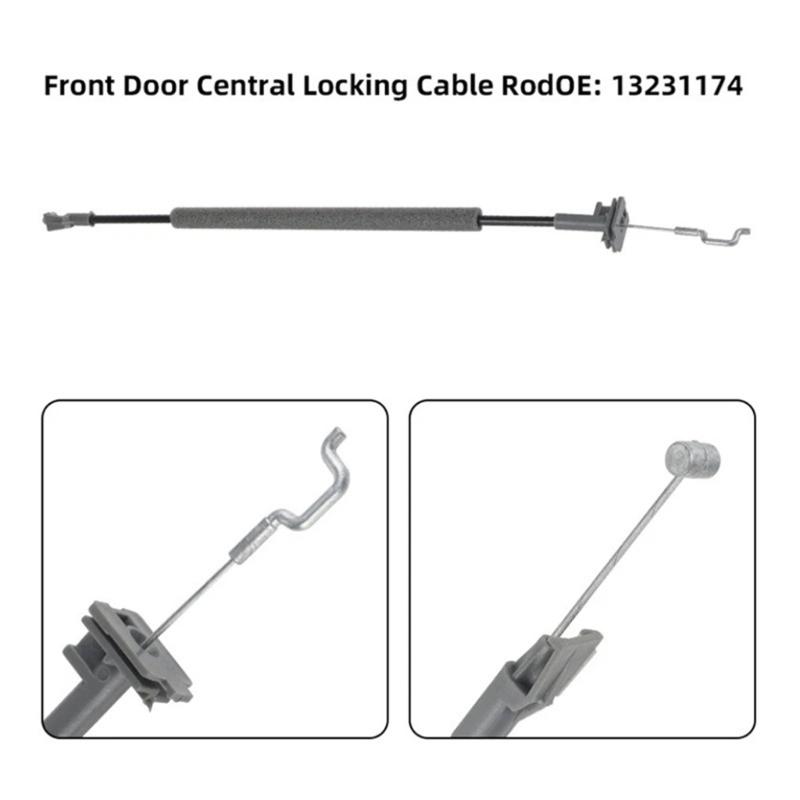 Front Door Inner Handle Release Cable 13231174 93170227, Metal Linkage Assembly for Listed Vauxhall Front Door Opening Service and Lock Work