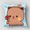 Bubu Dudu Pillowcase Cute Cartoon Bear Pillowcase Living Room Sofa Cushion Cover Bedroom Home Decoration Children's Gift
