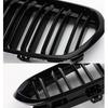 Car Tuning Front Gloss Black Kidney Diamond Grille for BMW X1 F48 2020 2021 2022 SUV sDrive18i sDrive20i xDrive20i