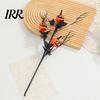 Simulated Pumpkin with Leaves Artificial Stems, Halloween Black Branch Maple Leaves, Fake Party Table Decoration Gothic Floral Arrangement