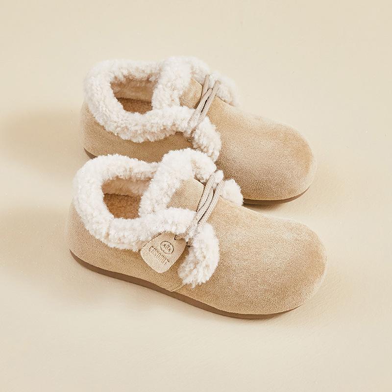 Inner height increase Winter new velvet Birkenstocks Student thermal casual shoes increase height BK 35 абрикосовый