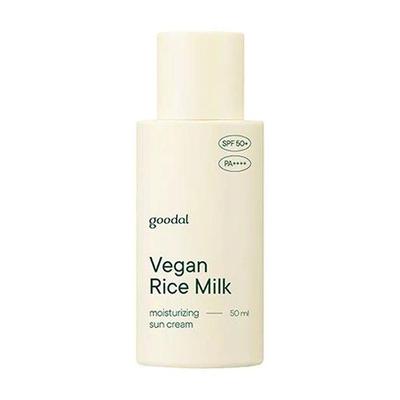 Vegane feuchtigkeitsspendende Sonnencreme mit Reismilch, 50 ml (SPF50 +)