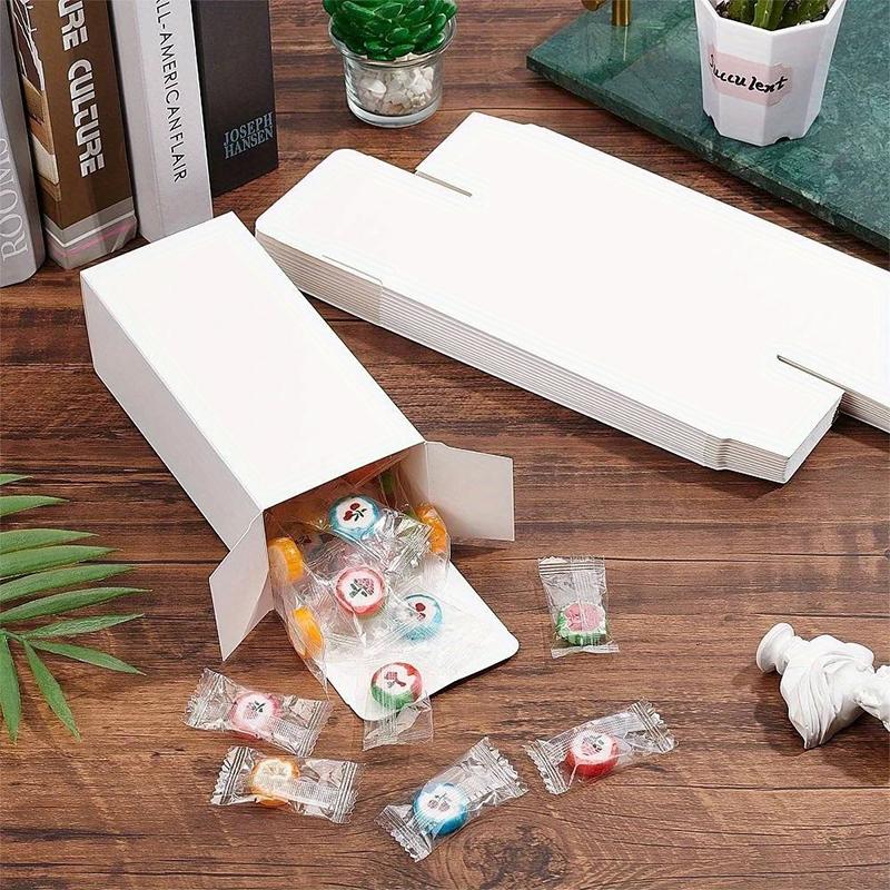 WTEMPO Simple Elegant Presents Packaging Boxes Foldable Paper Gift Boxes Party Decor Favor Treat Boxes Small Business Supplies