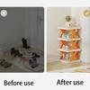 Shoe Rack Storage Organizer Detachable Shoe Rack Saving Household Storage Rack Colorful Cabinet Multi-layer Simple Shoe Rack