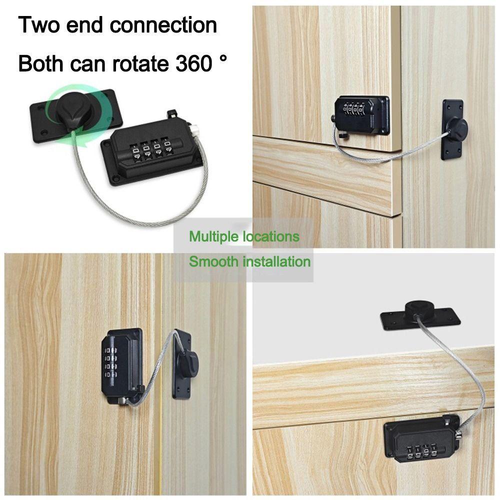 Einklemmschutz-Hand-Baby-Sicherheitsschloss, einstellbar, kein Bohren, Schrankschloss, Kinderschutz, Kühlschranktür, Codeschloss für Zuhause