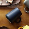 Tazza da Tè in Ceramica da 450ML Tazze Extra Grandi Tazze da Caffè Ampie in Ceramica Monocolore Opache Tazza da Caffè Grande Tazza da Tè Con Cucchiaino