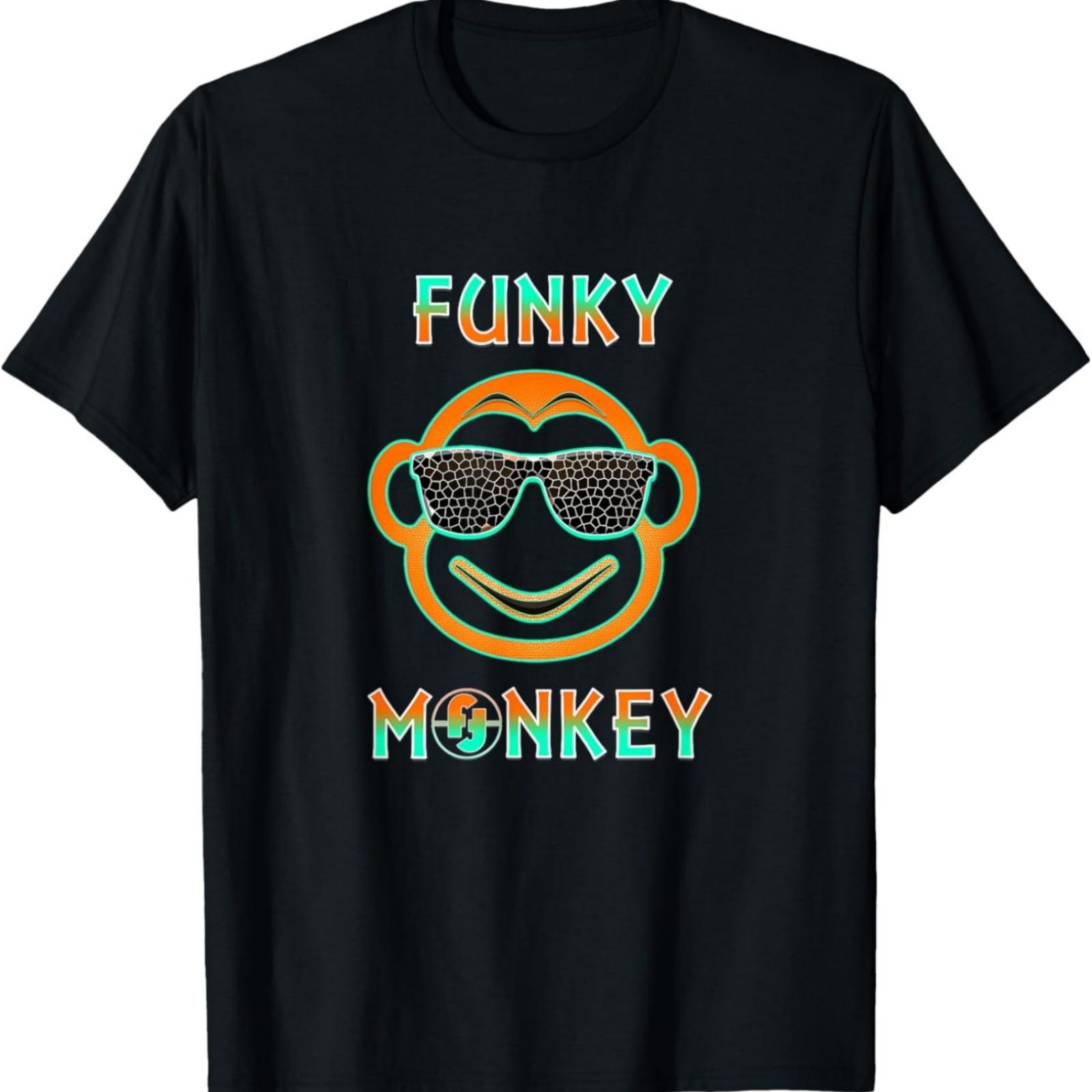 Monkey Shirt Funky Monkey Gifts for Men, Women, Kids Monkey T-Shirt XXXXXL разноцветный