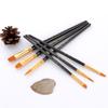 10pcs Artists Paint Brushes Nylon Hair Wooden Handle Professional Paintbrush Gift for Children
