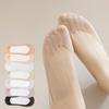 1/3/5 Pairs Summer Invisible Silicone Anti-slip Socks No Show Ultra-thin Breathable Sock Solid Color Ice Silk Low Cut Boat Socks