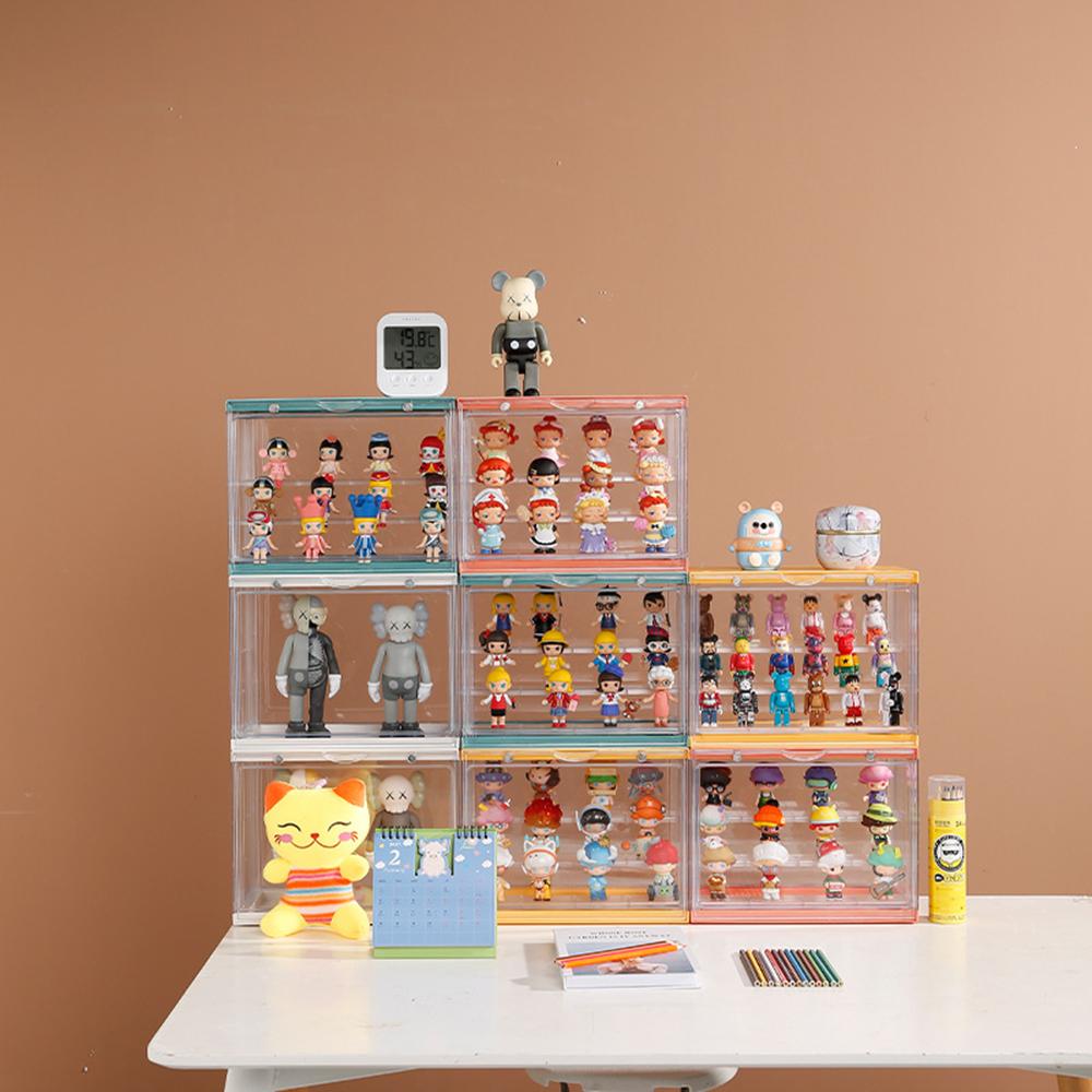 Transparent Box, Multi Style Blind Box Storage Display Rack, Acrylic Doll Model Display Cabinet, Dust-Proof Figurine Display Box