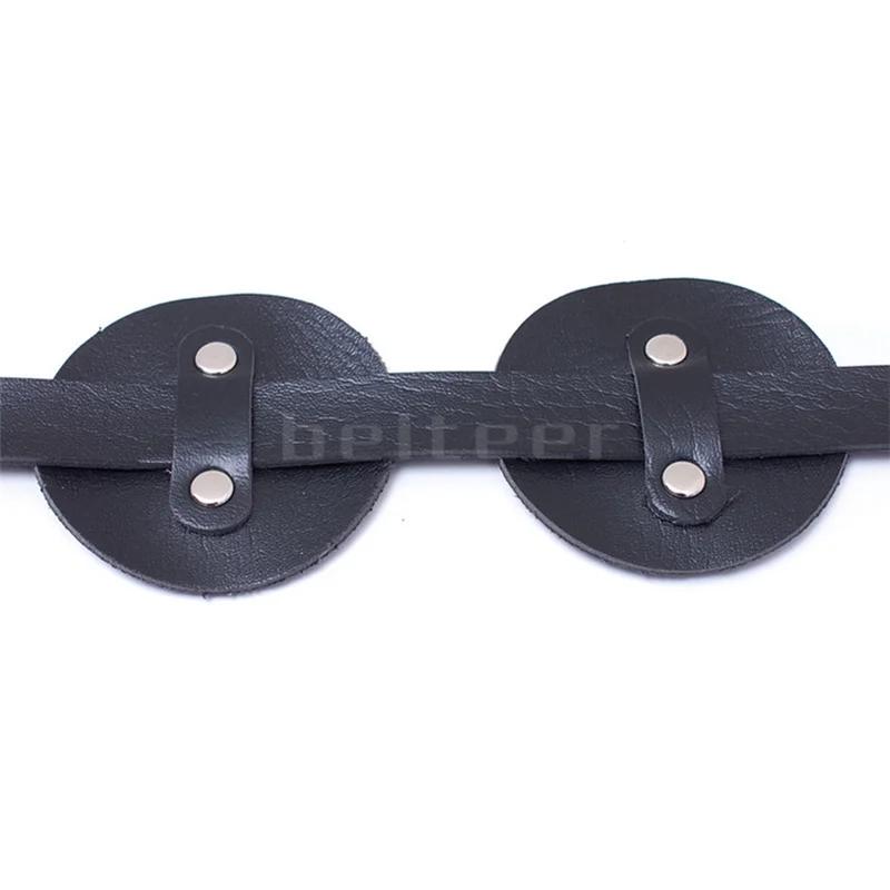 Manyjoy Pu Leather Eye Mask  Bondage Blindfold Adult Game Sex Toys For Couples Sexy Erotics Tools Sex Aid Party Unisex