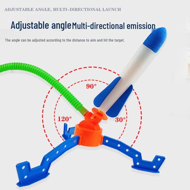 Skyward Rocket Launch Pedal-Operated Luminous Toy for Kids