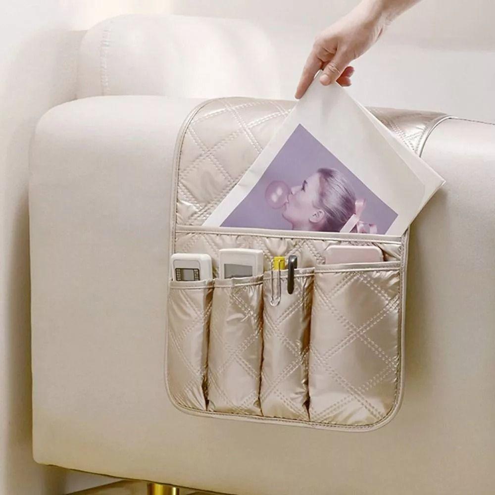 Multifunctional Sofa Armrest Storage Bag Large Capacity Armchair Hanging Storage  Sofa Bed Use