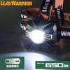 OHM Electric LED Waterproof and Dustproof Lead 650 Continuously ANSI Requires 3 AAA OHM Headlight, IP66, Warrior, Lumens, Dimmable, Flashing,