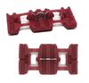 IWISS KW-6-100P Electro Tap Car Wire Branch Connector Wiring Connector Red AV(S) 0.5-0.85sq Q 60 Pcs Red 0.5-0.85SQ 300V 100pcs