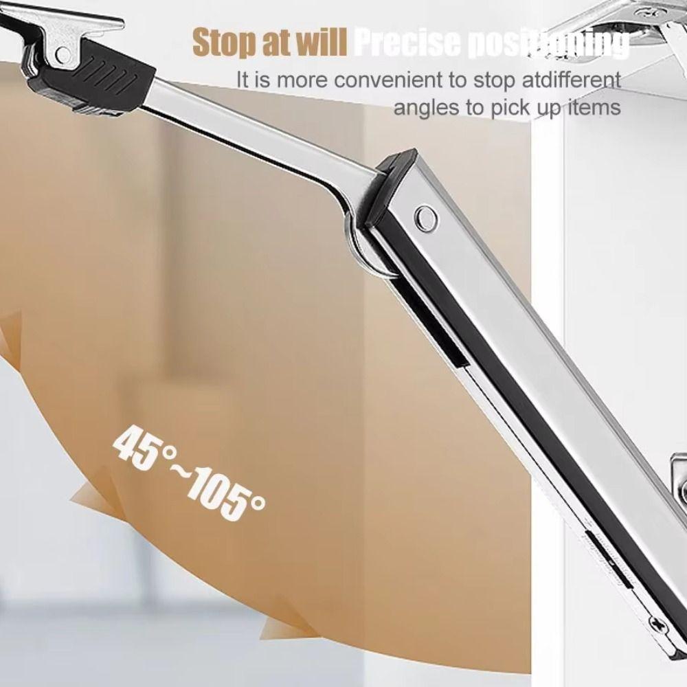 Buffering Hydraulic Cabinet Hinge Heavy Duty Lift Up Door Hardware Cabinet Flap Door