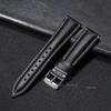 Calfskin Leather Watchband Quick Release Watch Band Wrist Strap with Silver Stainless Steel Buckle 18mm 19mm 20mm 21mm 22mm Belt
