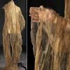 Široký 140cm Rziově žlutá Světle starožitná Jednoduché plisování Skládaná textura Gázová látka Kreativní Zmačkané Šaty Sukně Oblečení Návrhář
