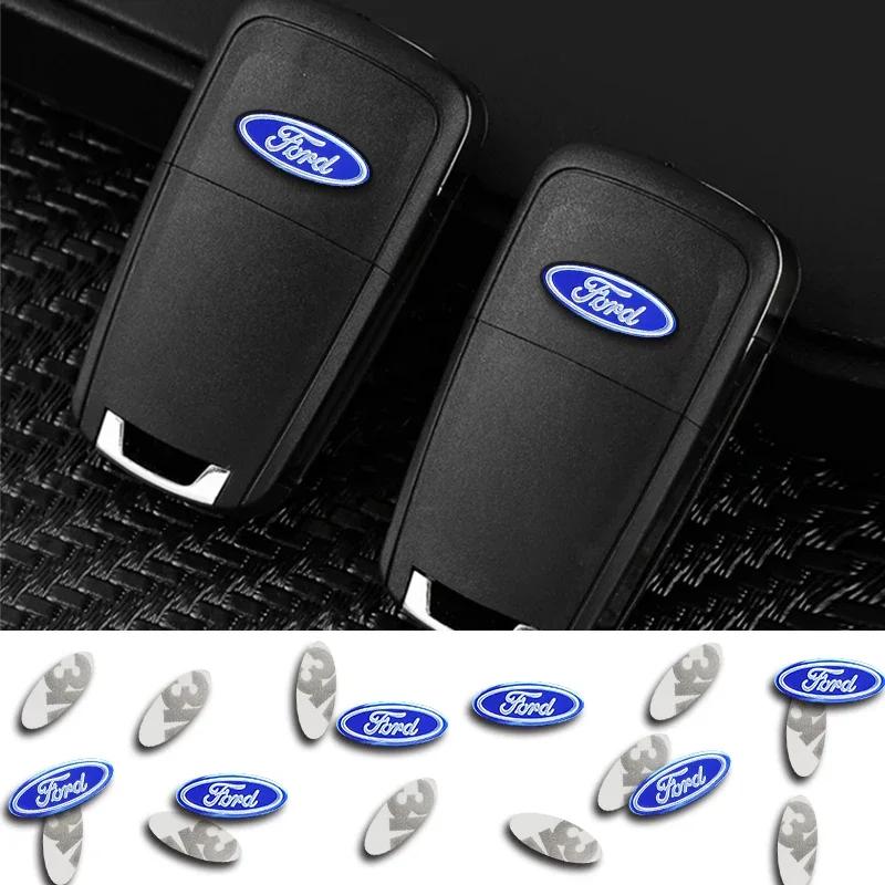 Hot 2025 Hot For Ford Car Fashion Key Badge Emblem Replacement Car Key Stickers For Ford B-Max Cmax Smax KA St Line Galaxy Explo