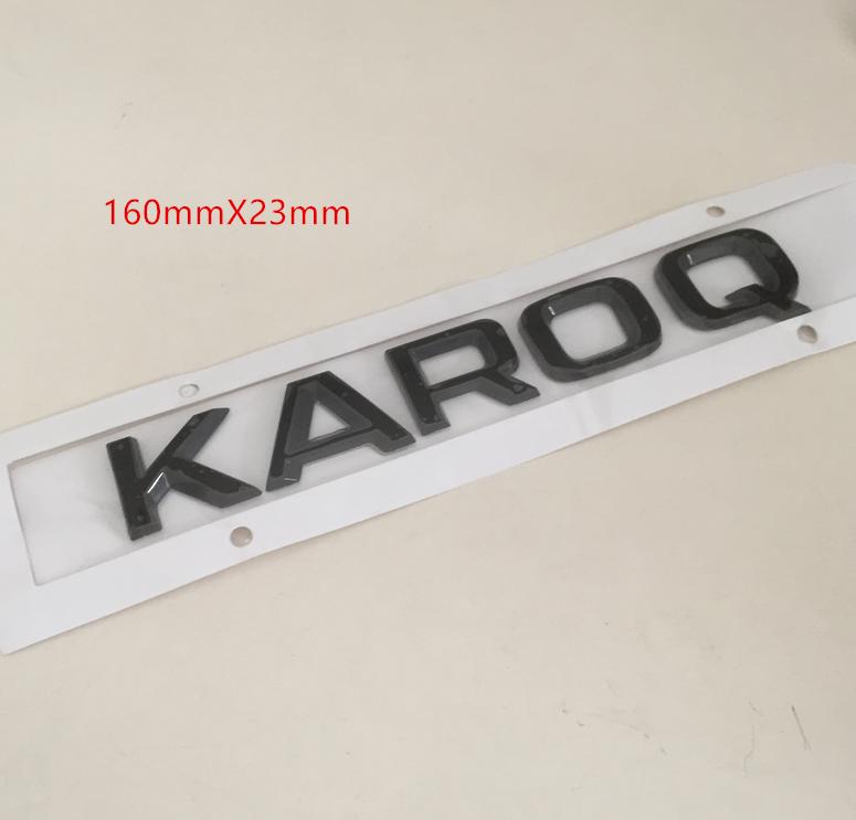 1pc 3D ABS for Octavia Superb RAPID FABIA KAMIQ KODIAQ YETI Car Emblem Letter Badge Rear Tail Trunk Sticker Decal for SKODA