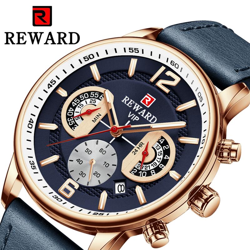 

Новые роскошные мужские часы TOP Brand с коробкой REWARD R RD83014M Мужские кварцевые часы