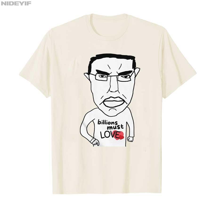 Miliardy Muszą Kochać Zabawny Mem Chudjak Koszulka Męska Damska 100% Bawełna Koszulki Top Krótki Rękaw P471