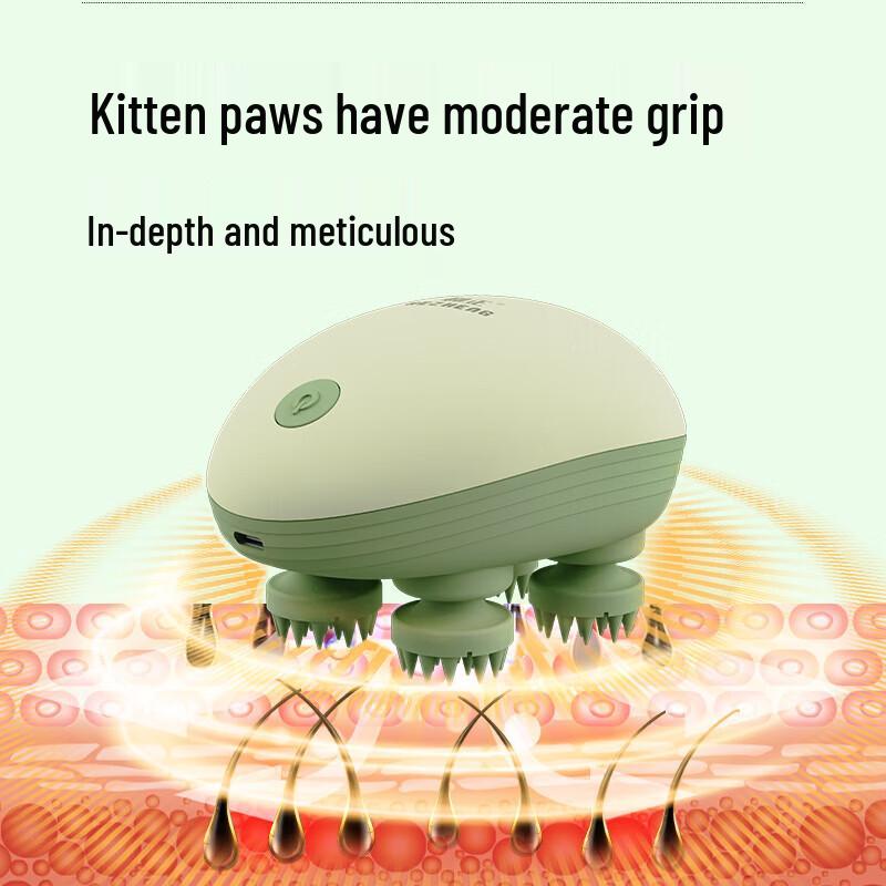 Hezheng Electric Cat Claw Head Massager CN plug (adapter included)