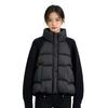 Autumn and winter small simple coat women's short twist knitted sleeves stand-up collar fake two cotton clothes to keep warm