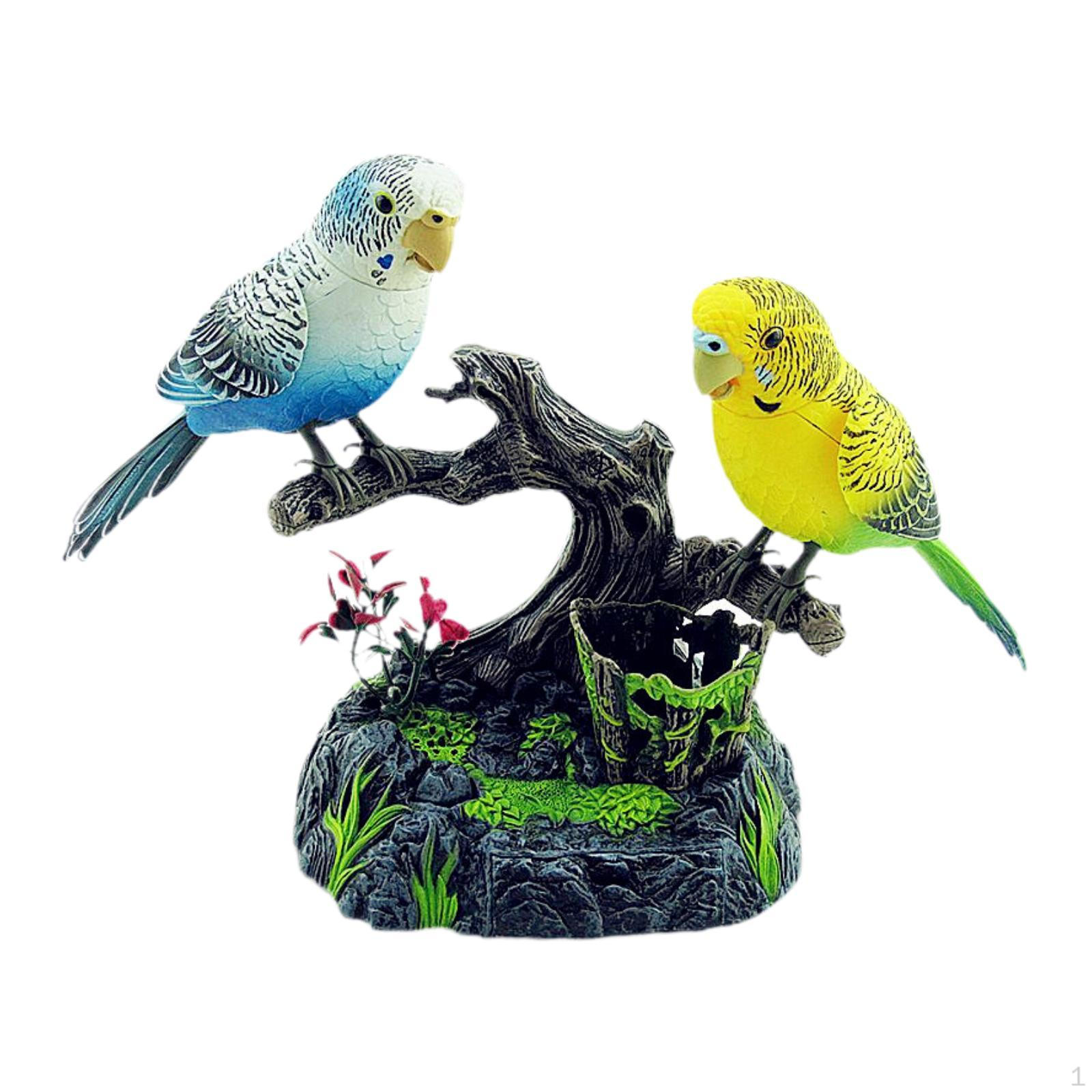 

Electric Birds, Singing Chirping Birds Toy, Kids Toy Realistic Move Home Office Decoration Sound