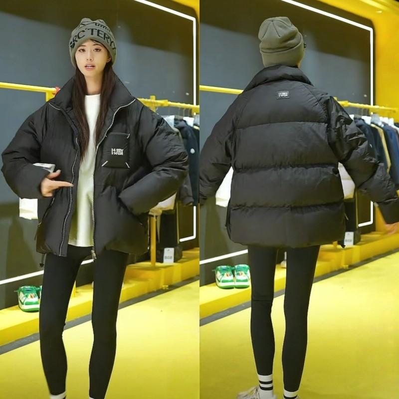 Minimalist Luxury Winter Cotton Jacket Men Slim Fit Warm Casual Stand Collar Non-Hooded Urban Style
