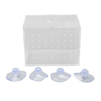 Vis Kweekbak Hoge Transparantie Acryl Kweekbak Incubator Tank met Zuignappen voor Baby