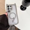 Foreign Trade Cat Ear Magnetic Mobile Phone Case for Samsung S26ULTRA Cat Ear Acrylic S26/S24