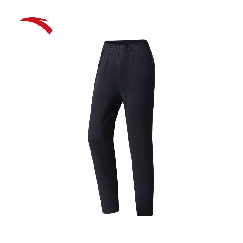 Anta Women s Fleece-Lined Straight Leg Track Pants L