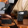 Sliding Camera Lens Protection Armor Case For iPhone 13 14 15 16 Plus Air 17 Pro Max Metal Ring Stand TPU Frame Plastic Cover