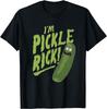 I'm Pickle Rick Mens T Shirt Cool and Funny Morty Design Schwifty Joke Design Streetwear Casual Tee Top Funny Tshits Cotton Tees