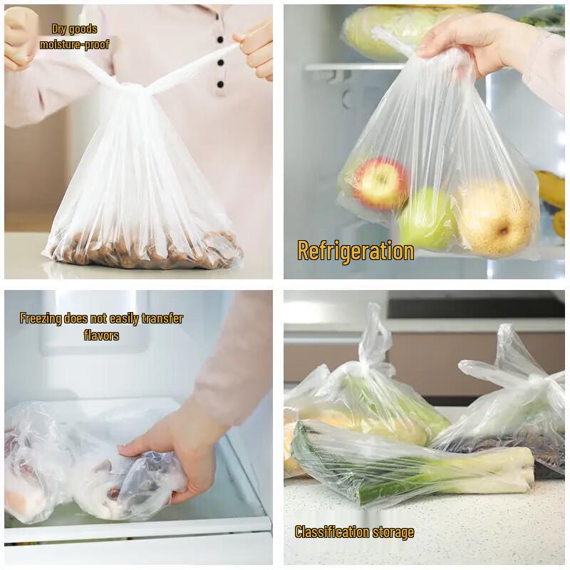 Miaojie Thick & Strong Vest-Style Food Storage Bags, 400 Count